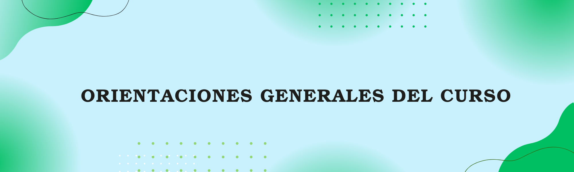Orientaciones generales
